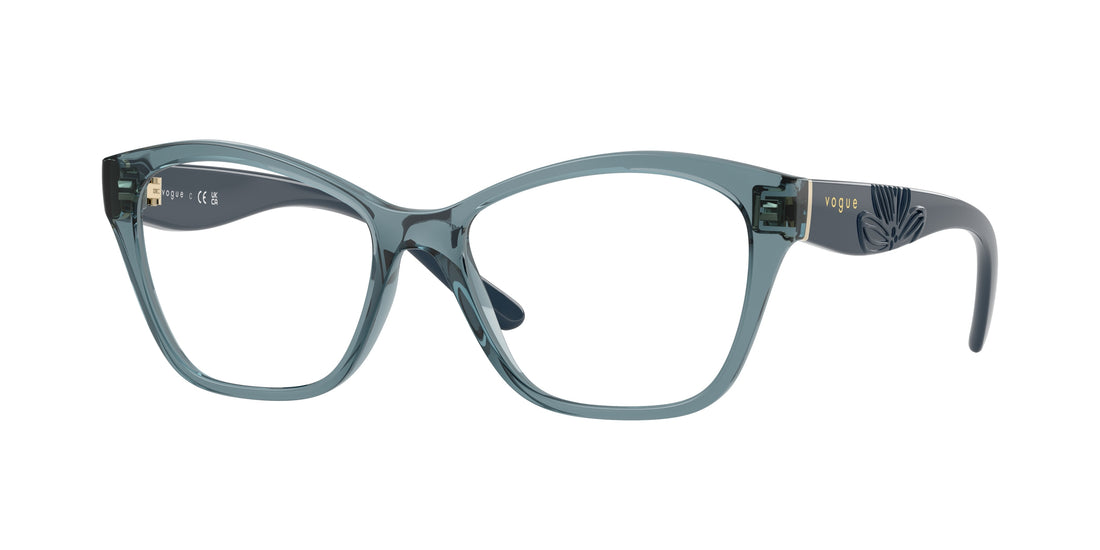 Prescription glasses vogue eyewear vo5628 3197 azul irregular femenino size 53mm - Main view