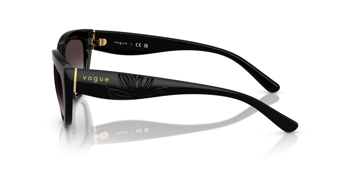 Occhiali da sole vogue eyewear vo5629s w44/8g negro irregular femenino taglia 54mm - Vista dettagliata