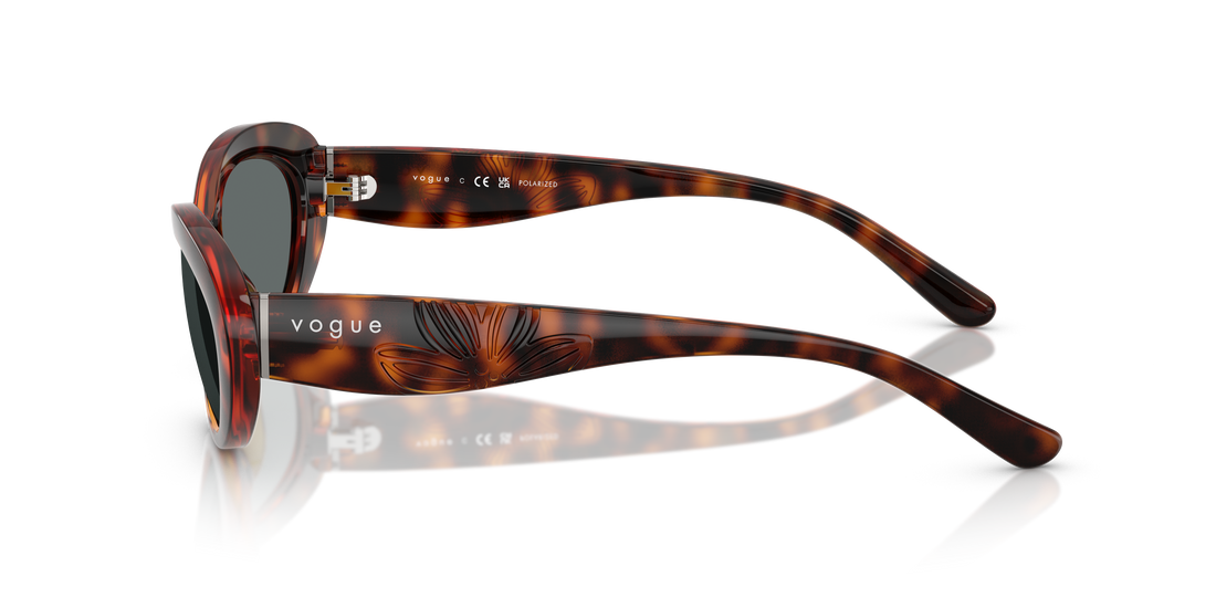 Occhiali da sole vogue eyewear vo5630s w65681 marron oval femenino taglia 55mm - Vista dettagliata