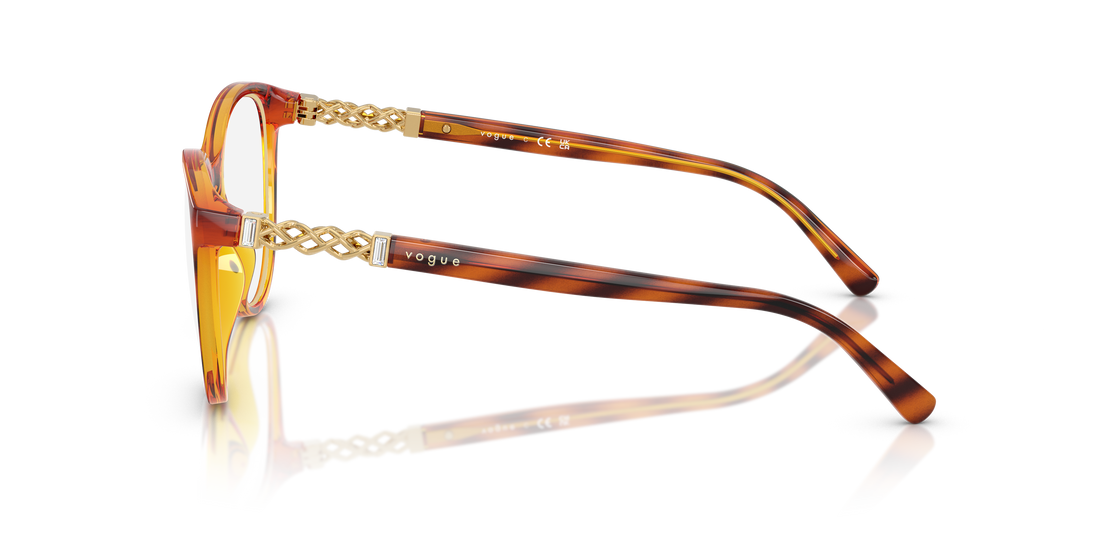 Gafas graduadas vogue eyewear vo5631b 1508 marron pantos femenino talla 51mm - Vista de detalle