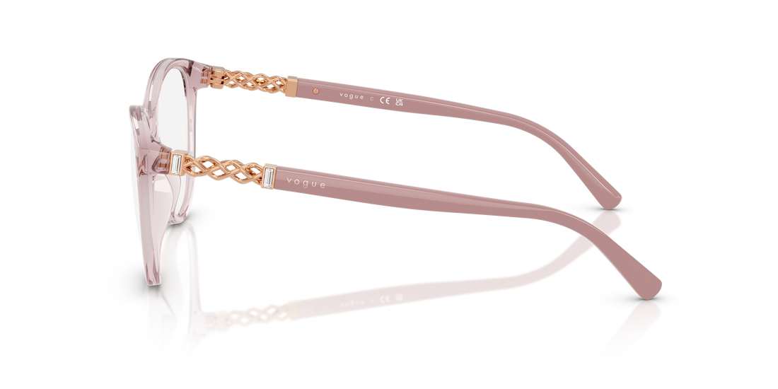 Prescription glasses vogue eyewear vo5631b 2828 rosa pantos femenino size 53mm - Detailed view