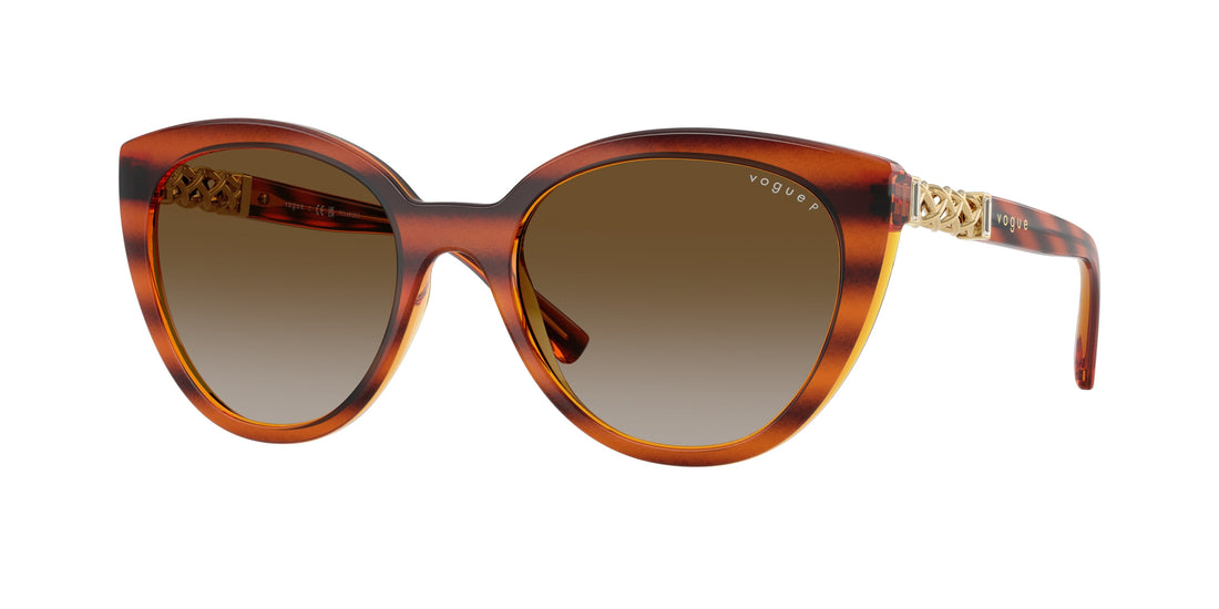 Occhiali da sole vogue eyewear vo5634sb 1508t5 marron cat eye femenino taglia 53mm - Vista principale