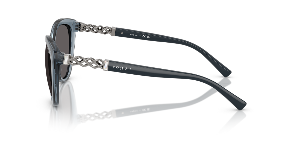 Occhiali da sole vogue eyewear vo5634sb 296687 azul cat eye femenino taglia 53mm - Vista dettagliata