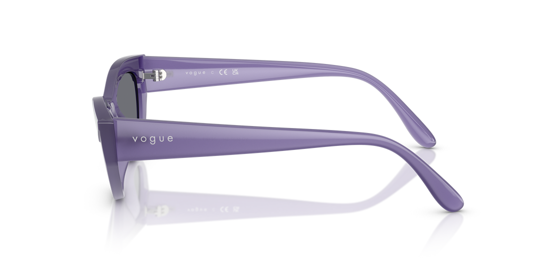 Occhiali da sole vogue eyewear vo5637su 3219/1 violeta cat eye femenino taglia 52mm - Vista dettagliata
