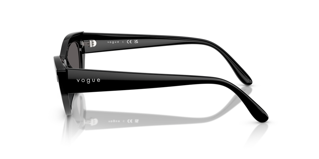 Occhiali da sole vogue eyewear vo5637su w44/87 negro cat eye femenino taglia 52mm - Vista dettagliata