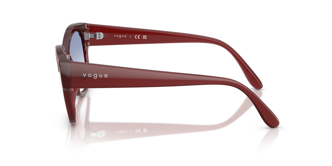 Occhiali da sole vogue eyewear vo5638su 322119 rojo butterfly femenino taglia 55mm - Vista dettagliata