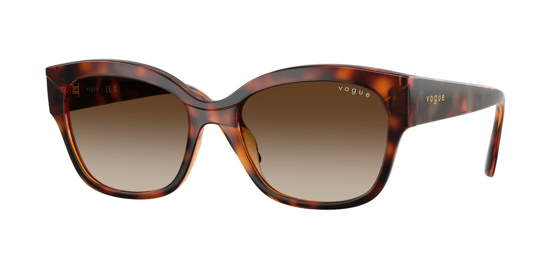 Occhiali da sole vogue eyewear vo5638su w65613 marron butterfly femenino taglia 55mm - Vista principale