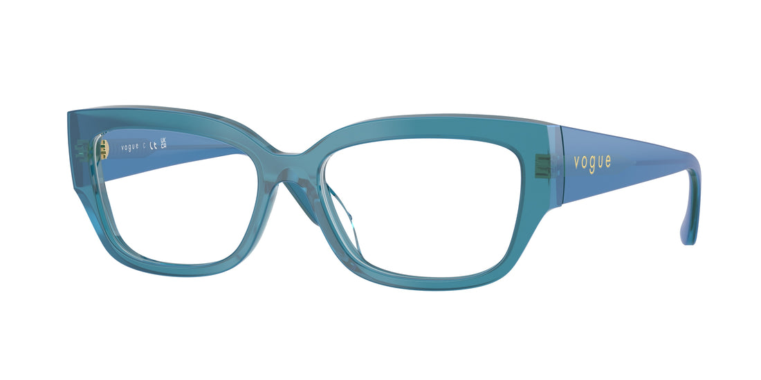 Óculos graduados vogue eyewear vo5639u 3237 azul pillow femenino tamanho 52mm - Vista principal