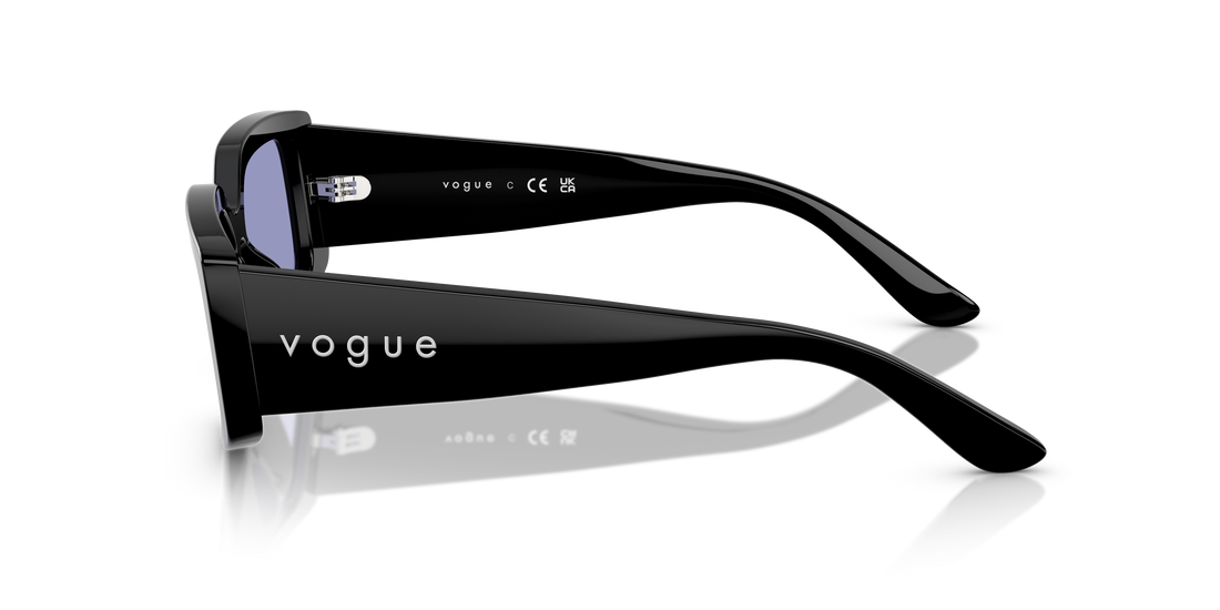Gafas de sol vogue eyewear vo5642su w44/76 negro rectangular femenino talla 55mm - Vista de detalle