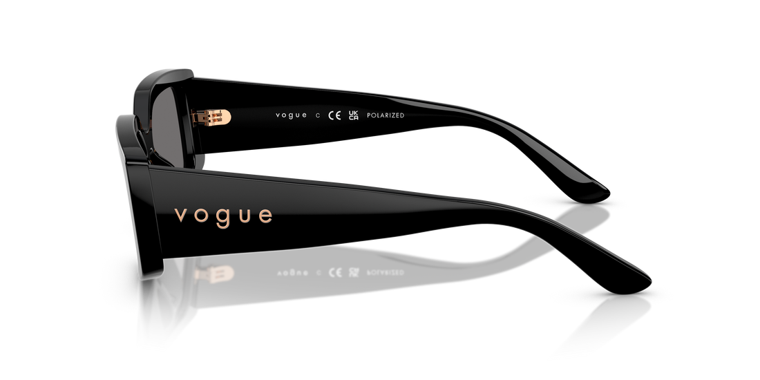 Gafas de sol vogue eyewear vo5642su w44/81 negro rectangular femenino talla 55mm - Vista de detalle