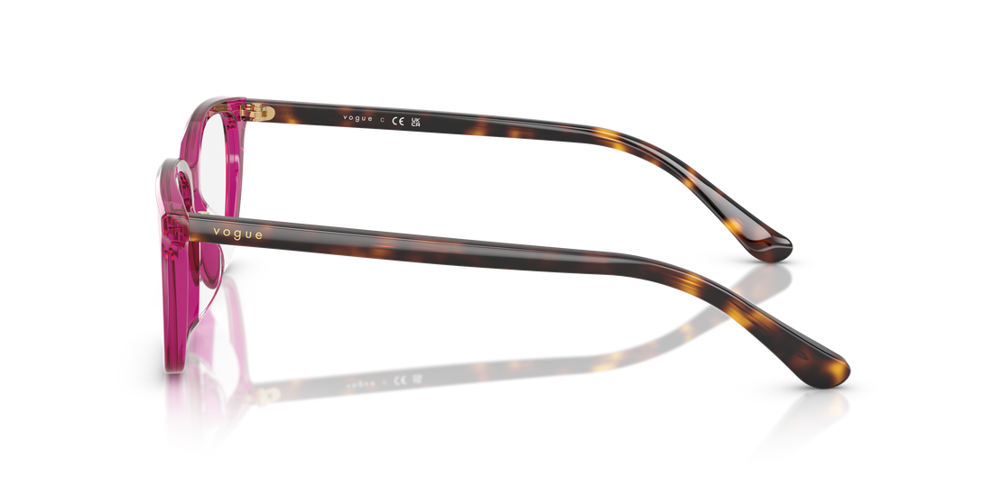 Occhiali da vista vogue eyewear vo5643d 3165 violeta pillow femenino taglia 53mm - Vista dettagliata