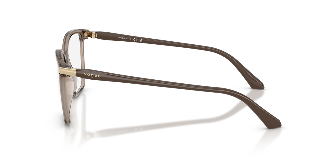 Occhiali da vista vogue eyewear vo5654 3156 marron square femenino taglia 51mm - Vista dettagliata