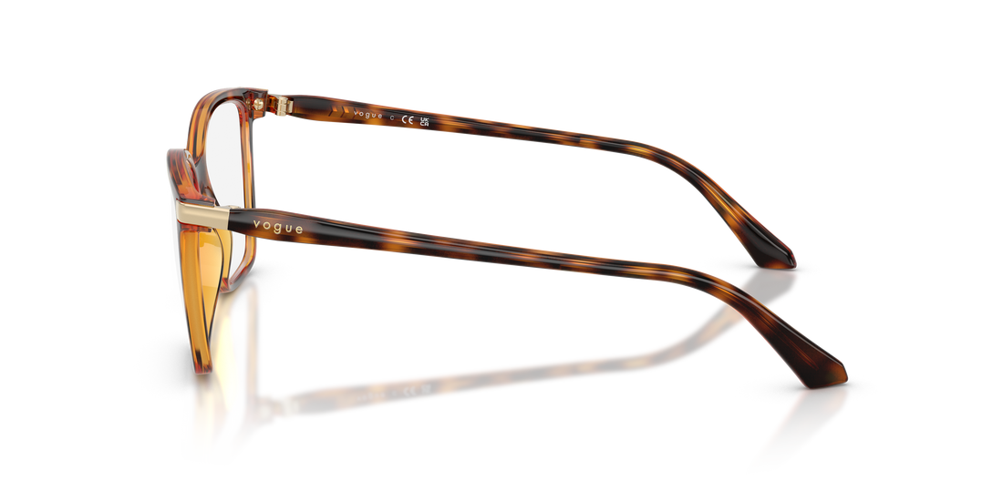 Occhiali da vista vogue eyewear vo5654 w656 marron square femenino taglia 53mm - Vista dettagliata