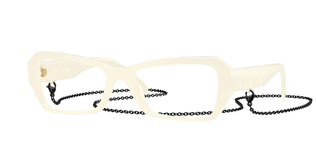Óculos graduados vogue eyewear vo5656u 3239 blanco butterfly femenino tamanho 52mm - Vista principal