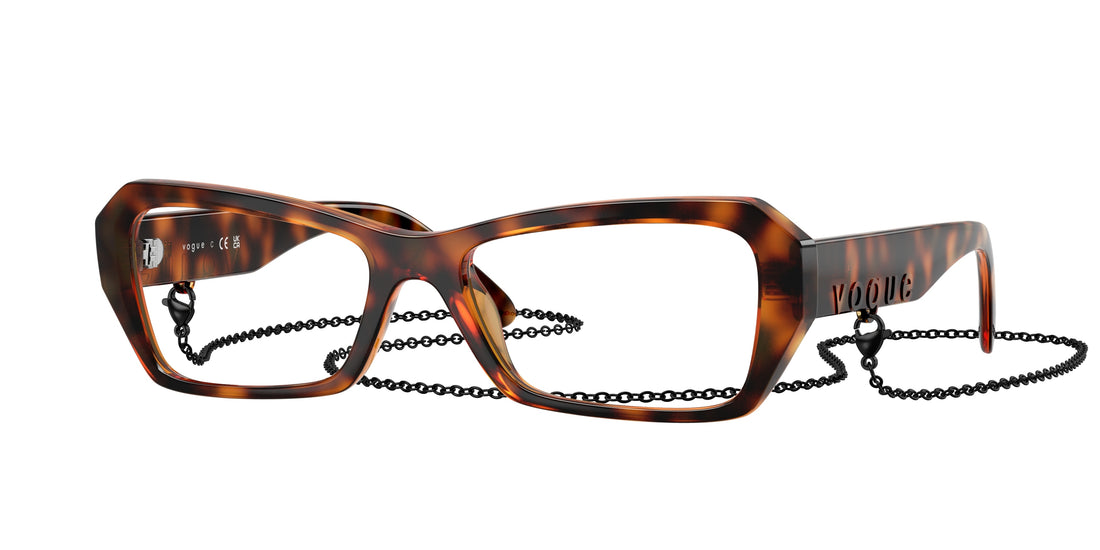 Óculos graduados vogue eyewear vo5656u w656 marron butterfly femenino tamanho 52mm - Vista principal