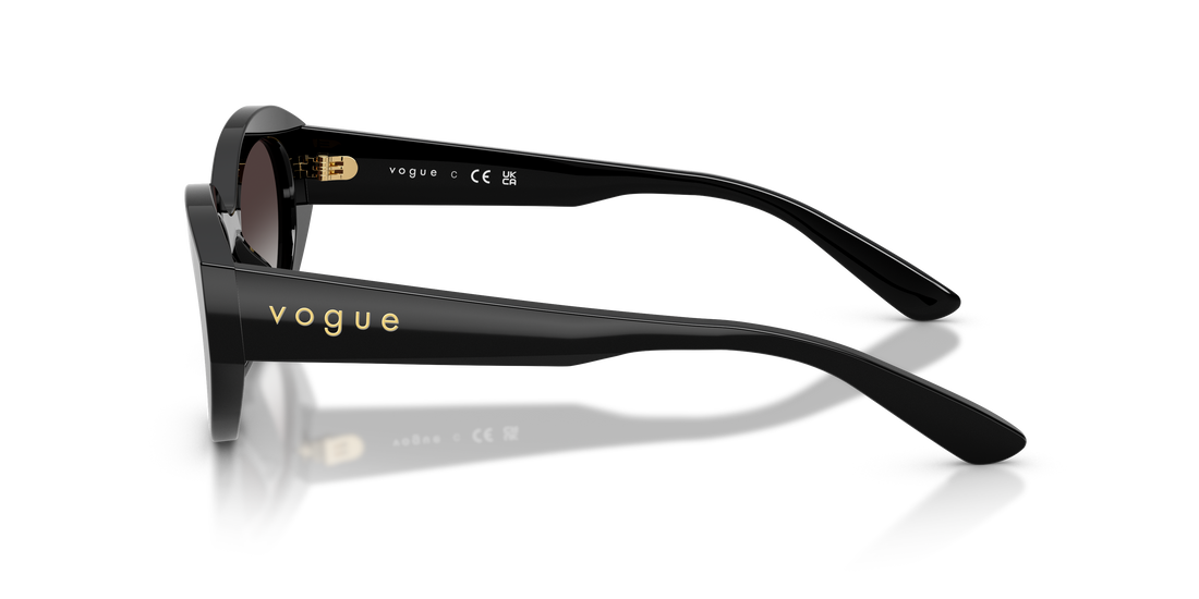 Gafas de sol vogue eyewear vo5659su w44/8g negro irregular femenino talla 52mm - Vista de detalle