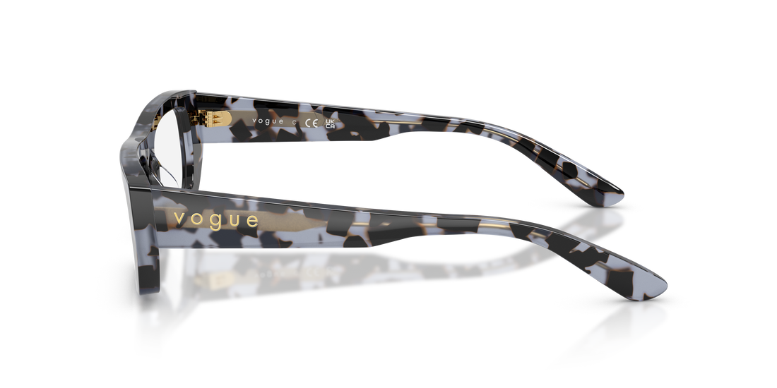 Óculos graduados vogue eyewear vo5660u 3147 azul rectangular femenino tamanho 51mm - Vista de detalhe