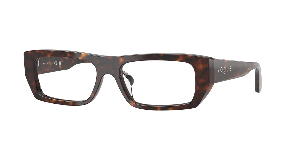 Occhiali da vista vogue eyewear vo5660u w656 marron rectangular femenino taglia 53mm - Vista principale