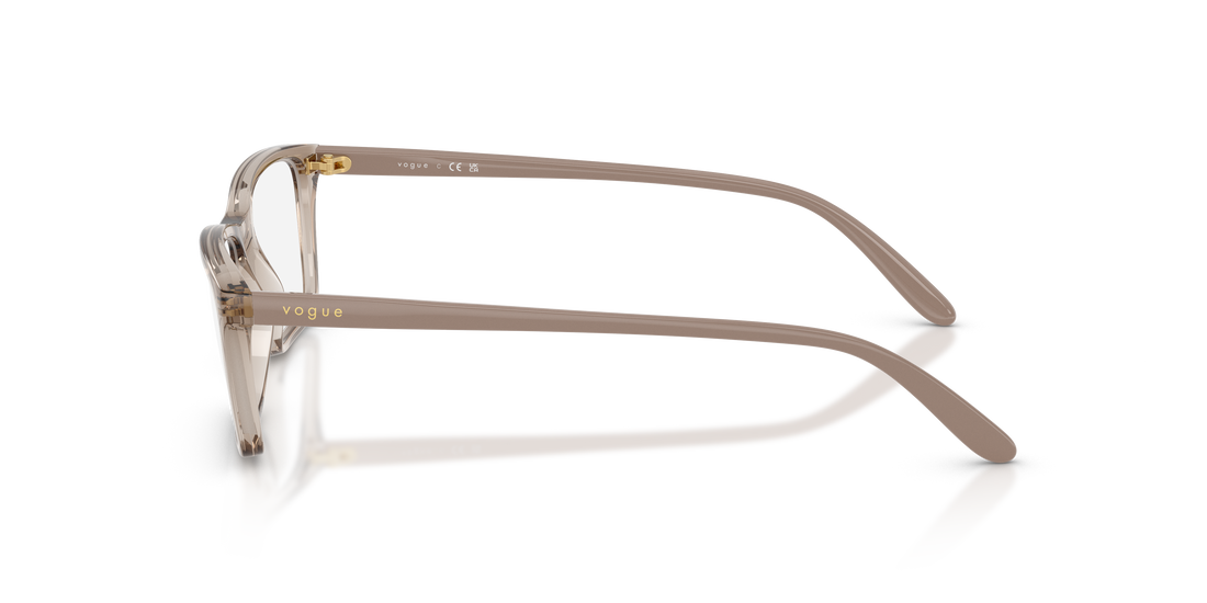 Óculos graduados vogue eyewear vo5667 2990 marron pillow femenino tamanho 52mm - Vista de detalhe