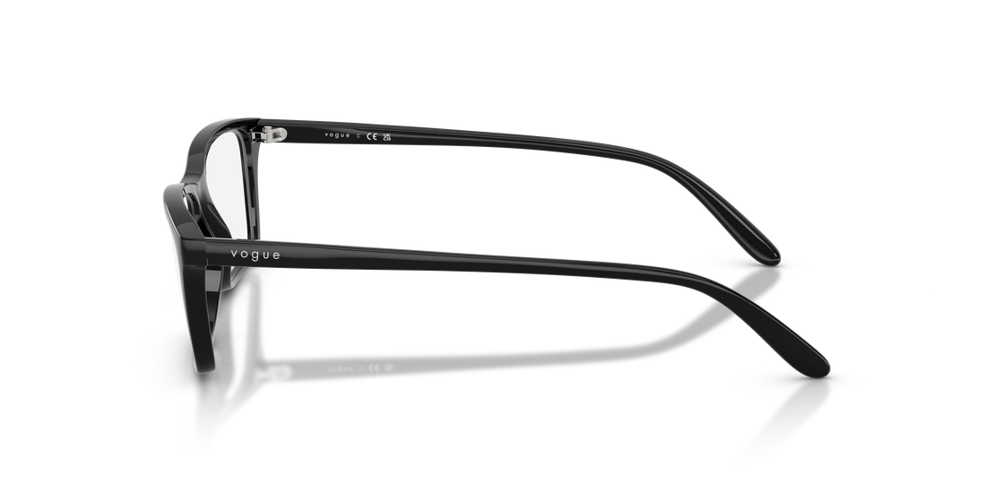 Óculos graduados vogue eyewear vo5667 w44 negro pillow femenino tamanho 54mm - Vista de detalhe