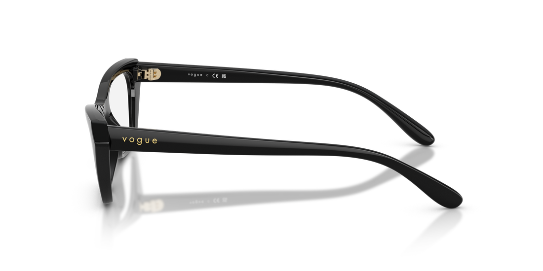Gafas graduadas vogue eyewear vo5670 w44 negro cat eye femenino talla 51mm - Vista de detalle