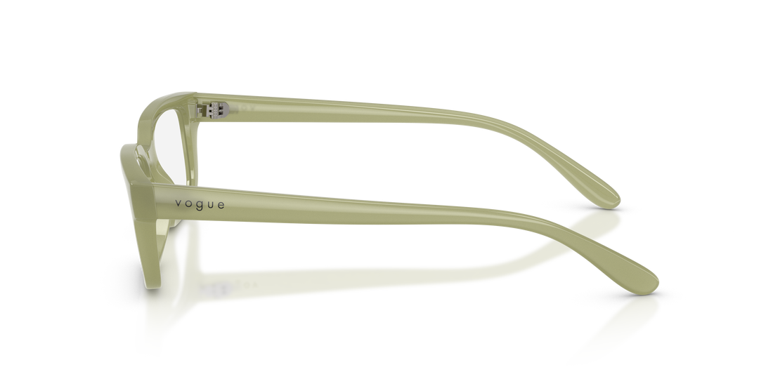 Occhiali da vista vogue eyewear vo5671 3254 verde rectangular femenino taglia 53mm - Vista dettagliata