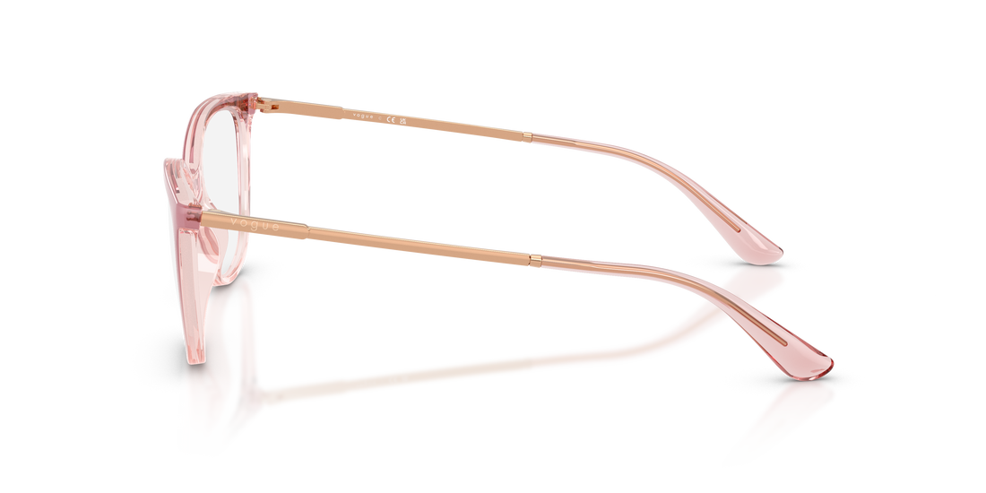 Occhiali da vista vogue eyewear vo5673 3258 rosa oval femenino taglia 52mm - Vista dettagliata