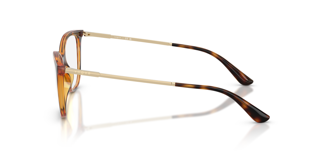 Óculos graduados vogue eyewear vo5673 w656 marron oval femenino tamanho 54mm - Vista de detalhe