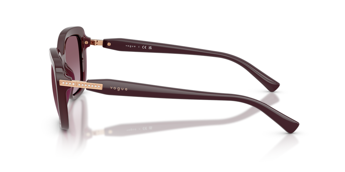 Gafas de sol vogue eyewear vo5678sb 29898h violeta butterfly femenino talla 55mm - Vista de detalle