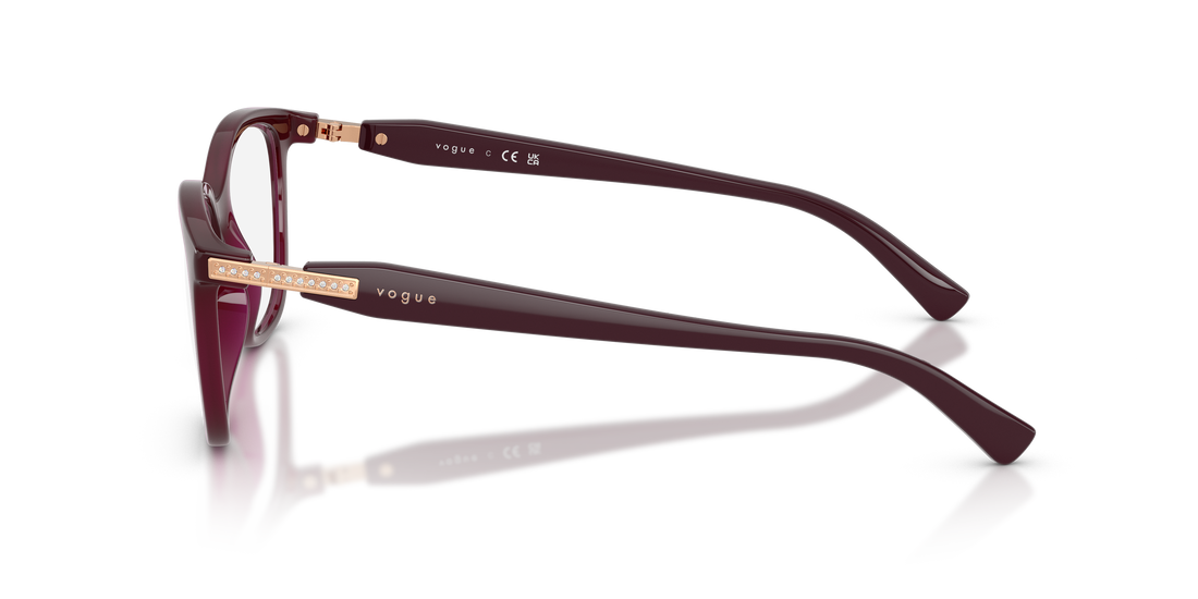 Occhiali da vista vogue eyewear vo5679b 2989 violeta pantos femenino taglia 53mm - Vista dettagliata