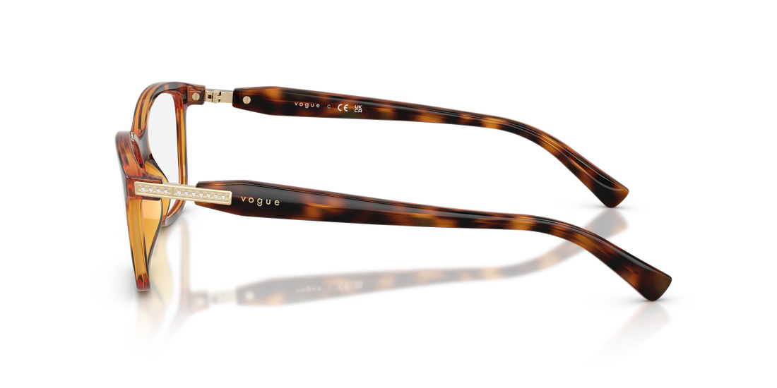 Occhiali da vista vogue eyewear vo5680b w656 marron pillow femenino taglia 54mm - Vista dettagliata