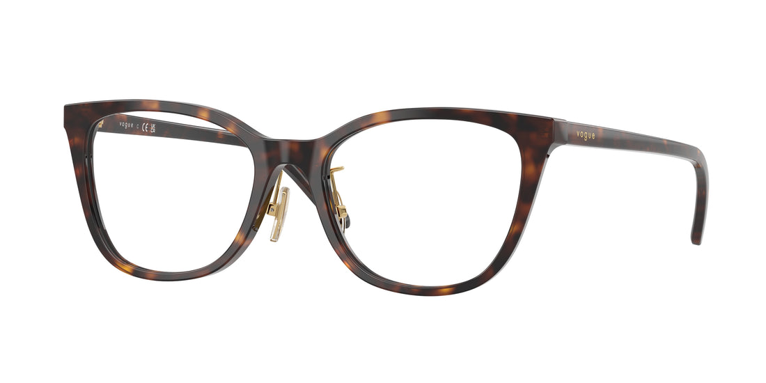 Occhiali da vista vogue eyewear vo5685d w656 marron cat eye femenino taglia 53mm - Vista principale