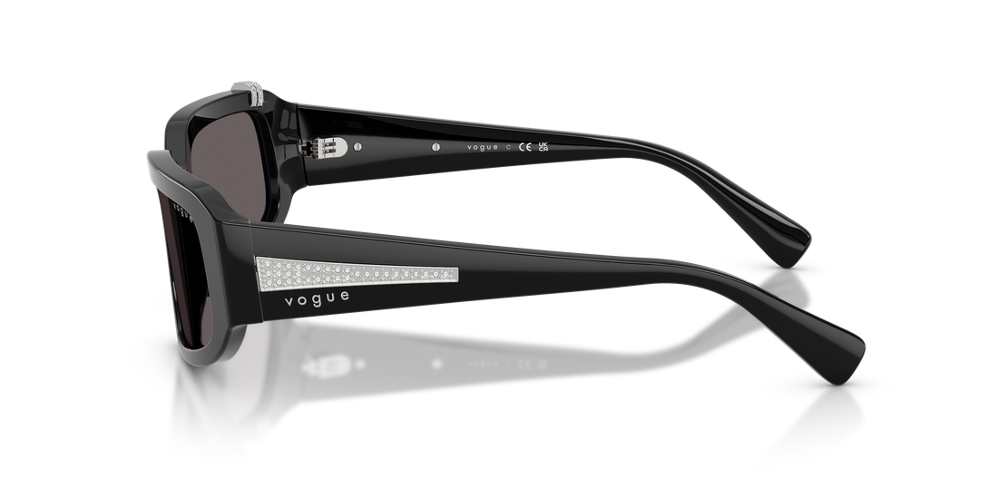 Gafas de sol vogue eyewear vo5688sb w44/87 negro irregular femenino talla 55mm - Vista de detalle
