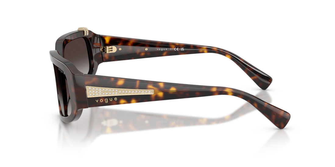 Gafas de sol vogue eyewear vo5688sb w6568g marron irregular femenino talla 55mm - Vista de detalle
