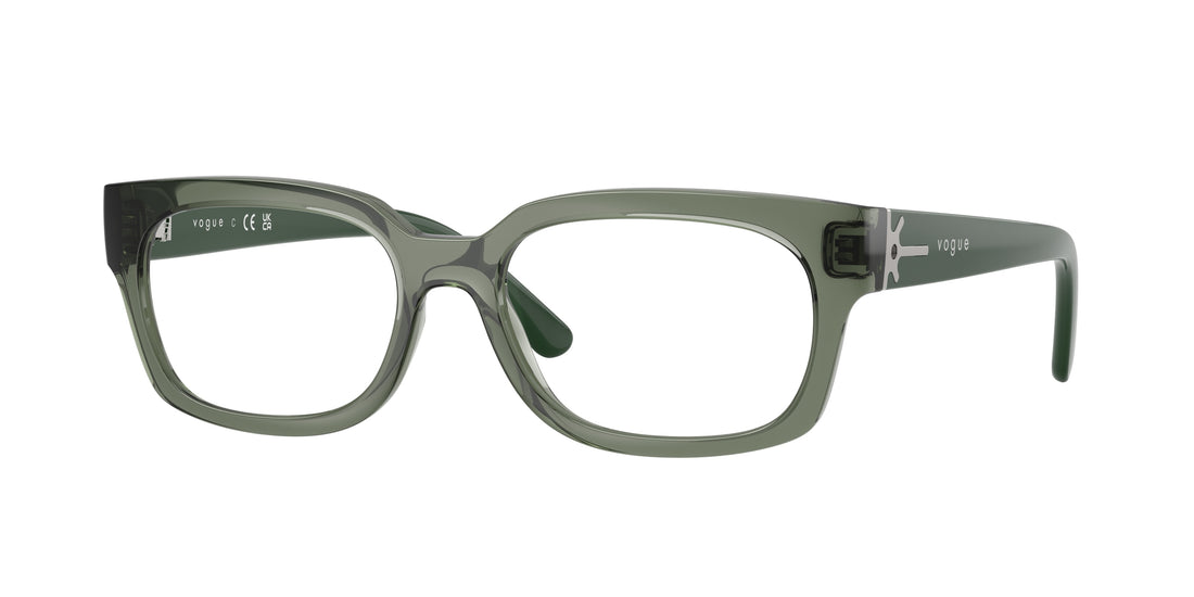 Occhiali da vista vogue eyewear vo5689 3086 verde pillow femenino taglia 53mm - Vista principale