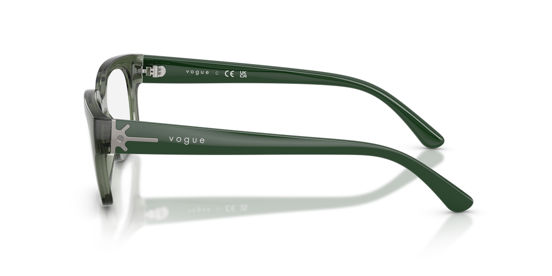 Occhiali da vista vogue eyewear vo5689 3086 verde pillow femenino taglia 51mm - Vista dettagliata