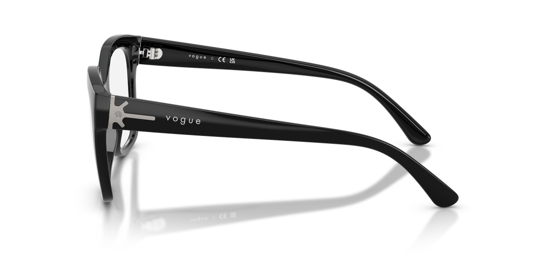 Brillen vogue eyewear vo5691 w44 negro square femenino größe 54mm - Detailansicht