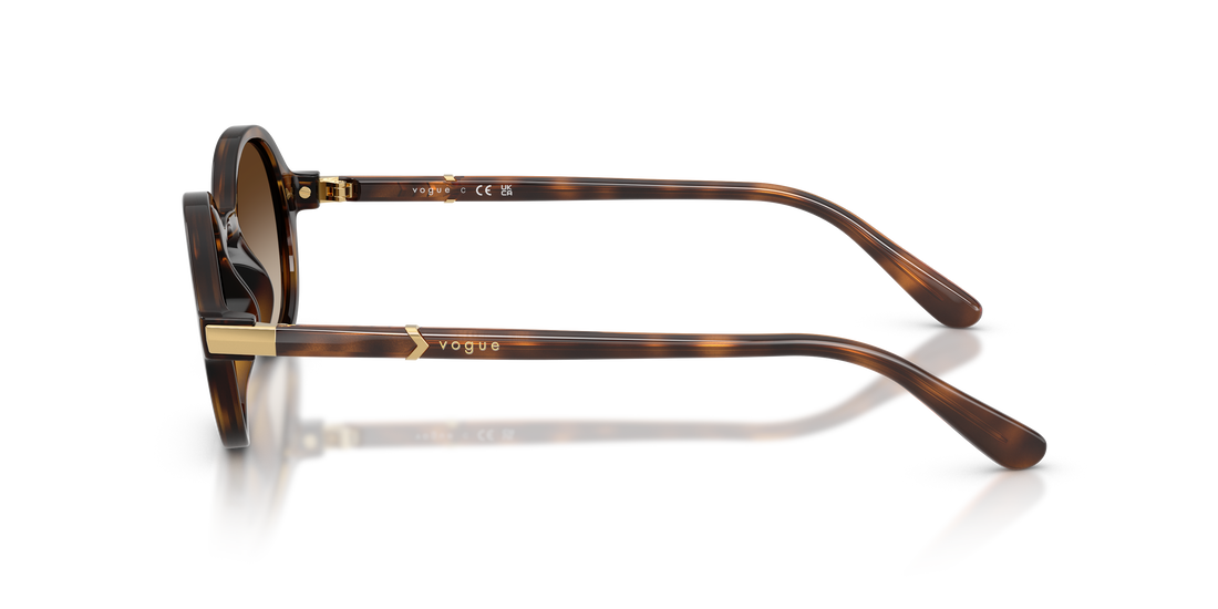 Gafas de sol vogue eyewear vo5692s w65613 marron round femenino talla 46mm - Vista de detalle