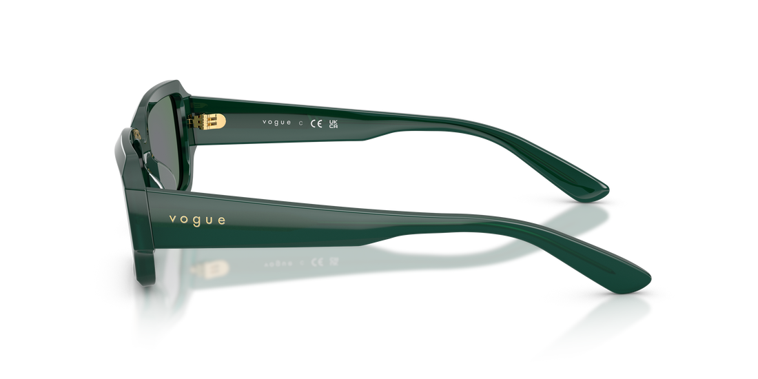 Gafas de sol vogue eyewear vo5693su 32824z verde rectangular femenino talla 54mm - Vista de detalle