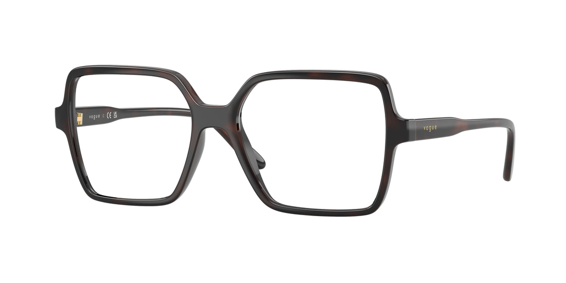 Occhiali da vista vogue eyewear vo5702 2386 marron square femenino taglia 53mm - Vista principale
