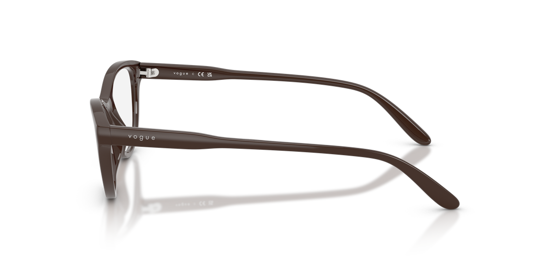 Occhiali da vista vogue eyewear vo5703u 2252 marron oval femenino taglia 53mm - Vista dettagliata