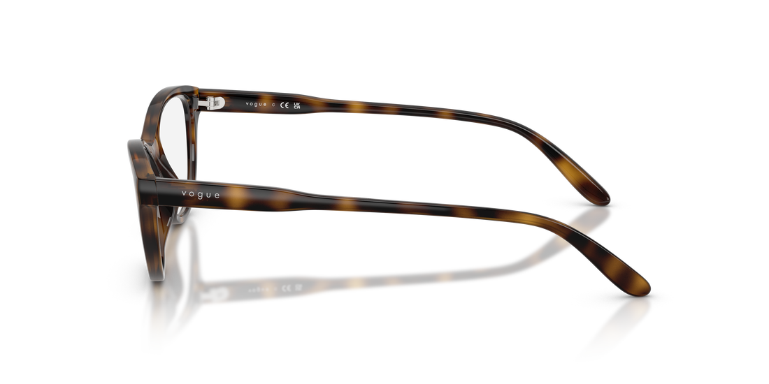 Occhiali da vista vogue eyewear vo5703u w656 marron oval femenino taglia 51mm - Vista dettagliata