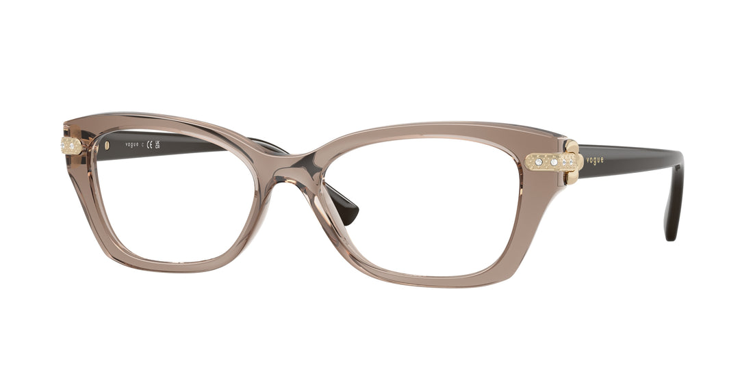 Occhiali da vista vogue eyewear vo5704b 2940 marron cat eye femenino taglia 52mm - Vista principale