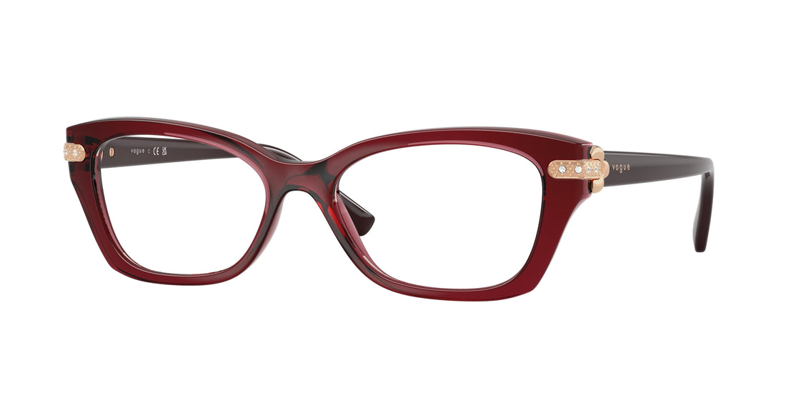 Occhiali da vista vogue eyewear vo5704b 3286 rojo cat eye femenino taglia 54mm - Vista principale