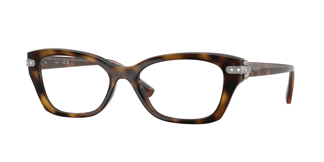 Occhiali da vista vogue eyewear vo5704b w656 marron cat eye femenino taglia 54mm - Vista principale