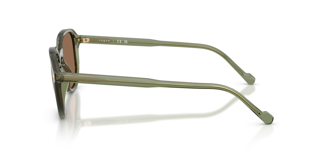 Gafas de sol vogue eyewear vo5707s 318773 verde irregular masculino talla 51mm - Vista de detalle