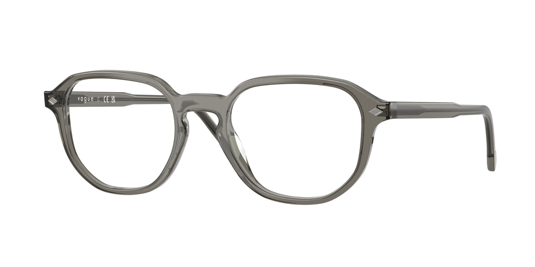 Óculos graduados vogue eyewear vo5708 3294 gris irregular masculino tamanho 49mm - Vista principal