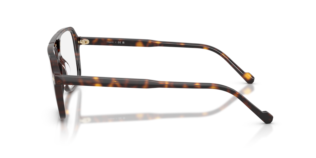 Occhiali da vista vogue eyewear vo5709 w656 marron pillow masculino taglia 55mm - Vista dettagliata
