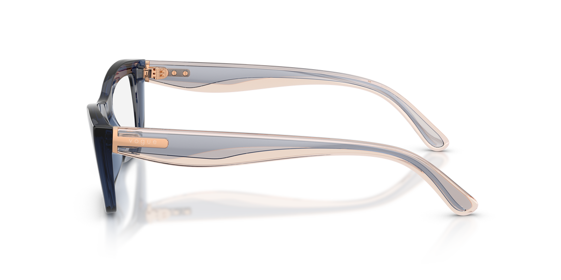 Gafas graduadas vogue eyewear vo5710 3302 azul cat eye femenino talla 53mm - Vista de detalle