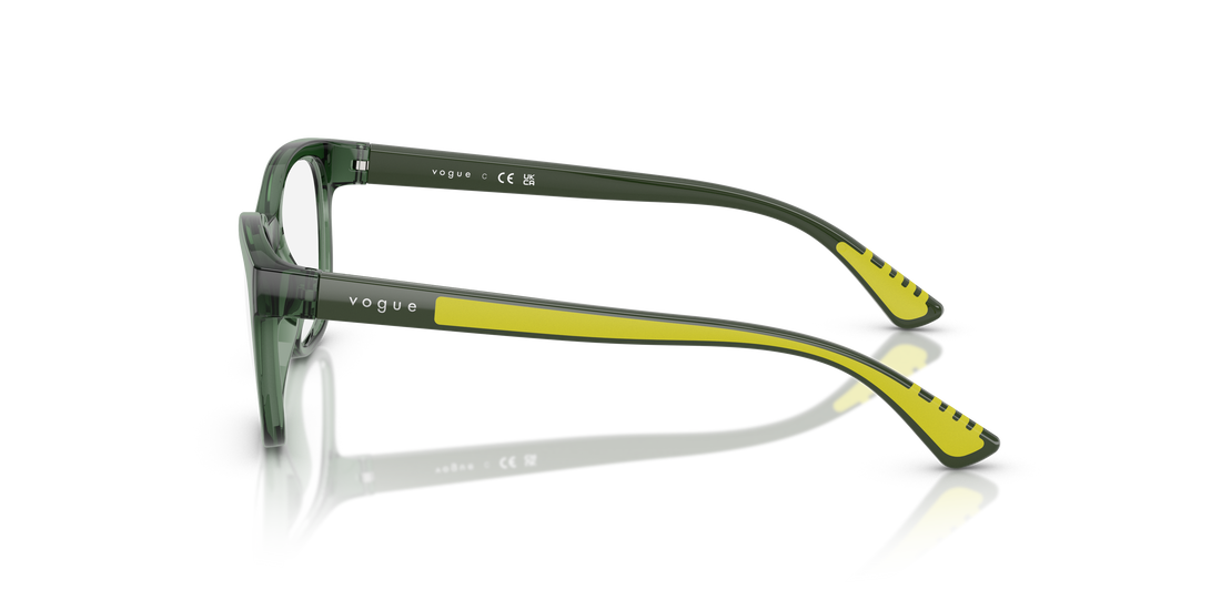 Occhiali da vista vogue eyewear vy2033 3207 verde pillow infantil taglia 46mm - Vista dettagliata